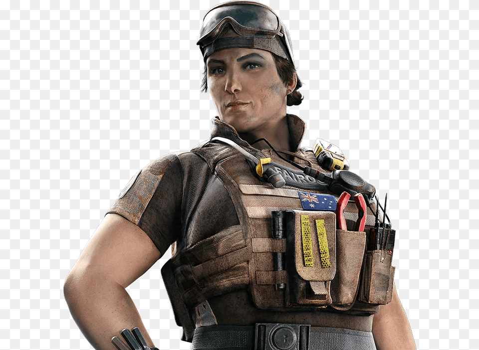 Rainbow Six Siege Gridlock, Clothing, Vest, Adult, Male Png