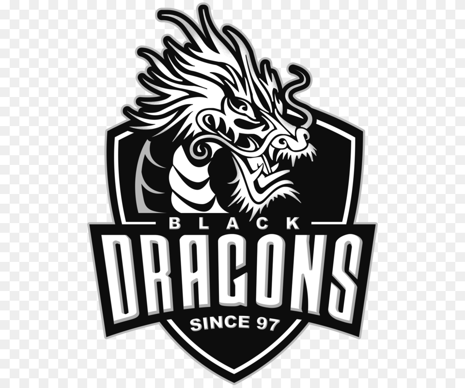 Rainbow Six Siege Logo Black Dragons Esports Black Dragons Esports, Emblem, Symbol, Can, Tin Png Image