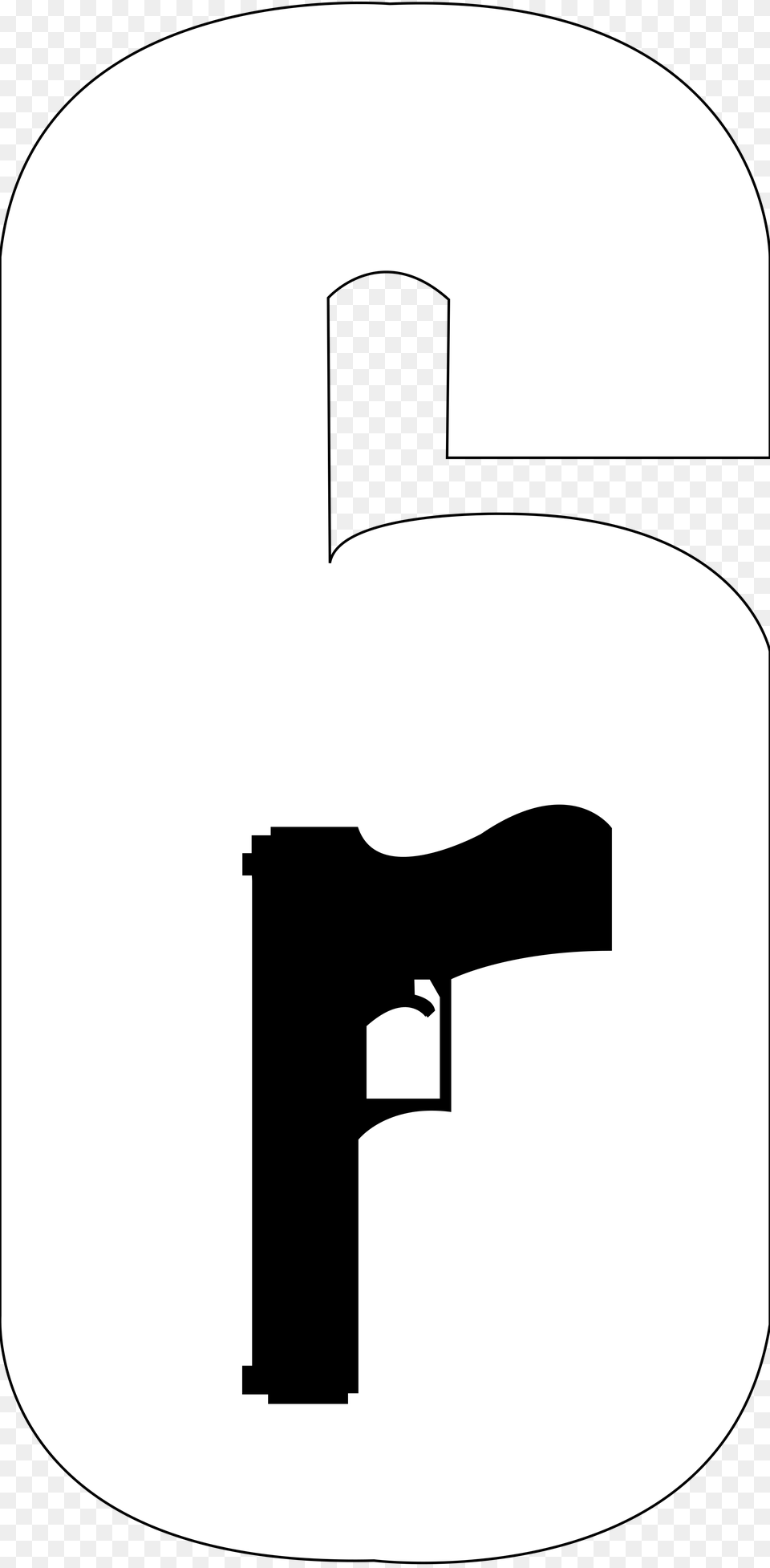 Rainbow Six Siege Logo Vector, Firearm, Weapon, Gun, Handgun Free Transparent Png