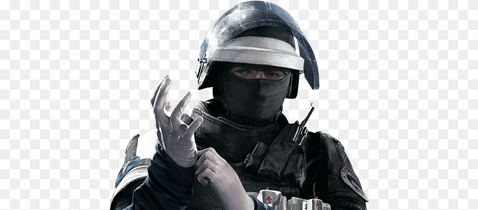 Rainbow Six Siege Operators Doc, Person, Helmet, Hand, Finger Free Transparent Png