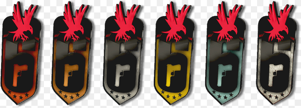 Rainbow Six Siege Red Crow Charms, Armor, Shield Free Png Download