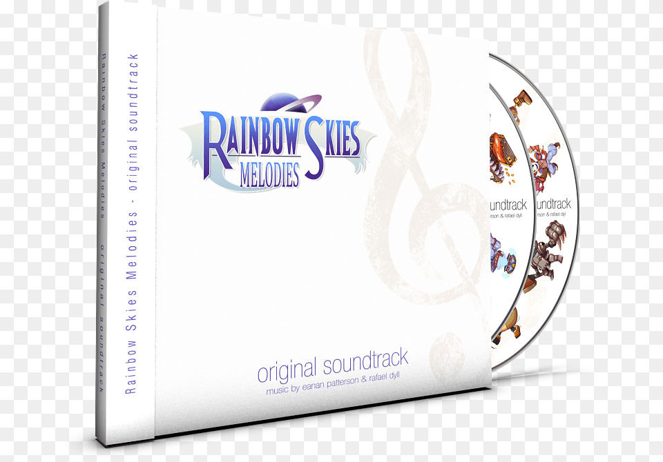 Rainbow Skies Melodies Ost Contains 49 Tracks With Label, Advertisement Free Png Download