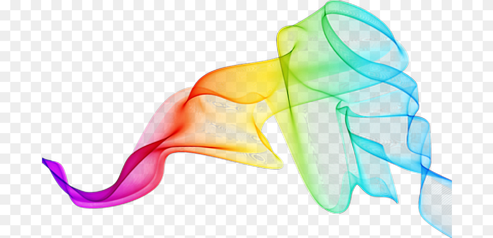 Rainbow Smoke Design Snapchat Color Transparent Smoke, Art, Graphics, Animal, Fish Png Image