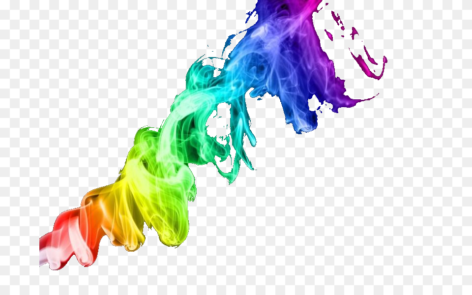 Rainbow Smoke Transparent Latest How With Rainbow Smoke, Child, Female, Girl, Person Png