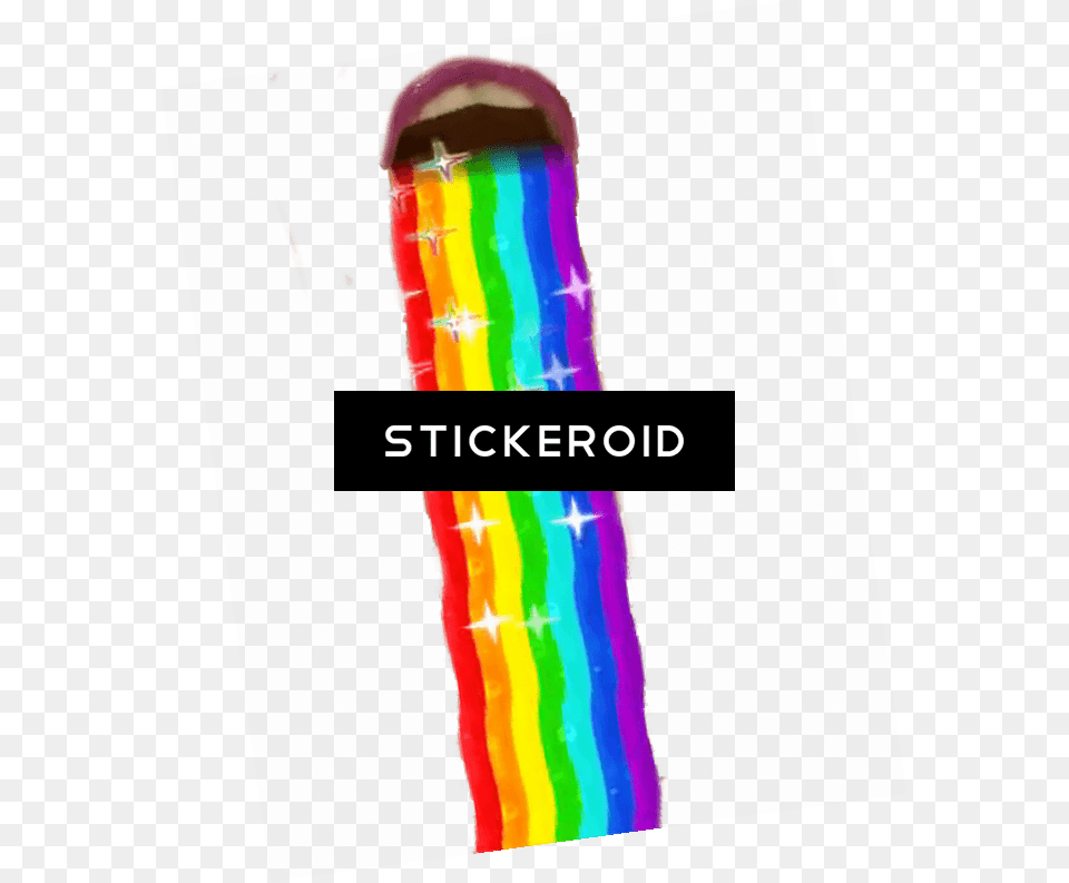 Rainbow Snapchat Filter, Person Free Png