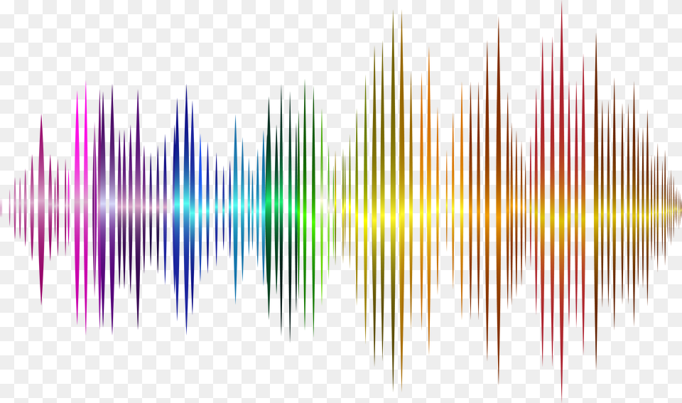 Rainbow Soundwave, Art, Graphics, Light, Pattern Png