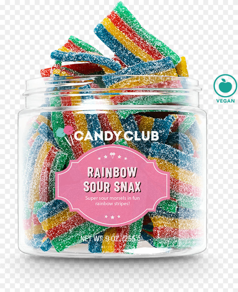 Rainbow Sour Snax Sprinkles, Jar, Food, Sweets, Candy Free Png Download