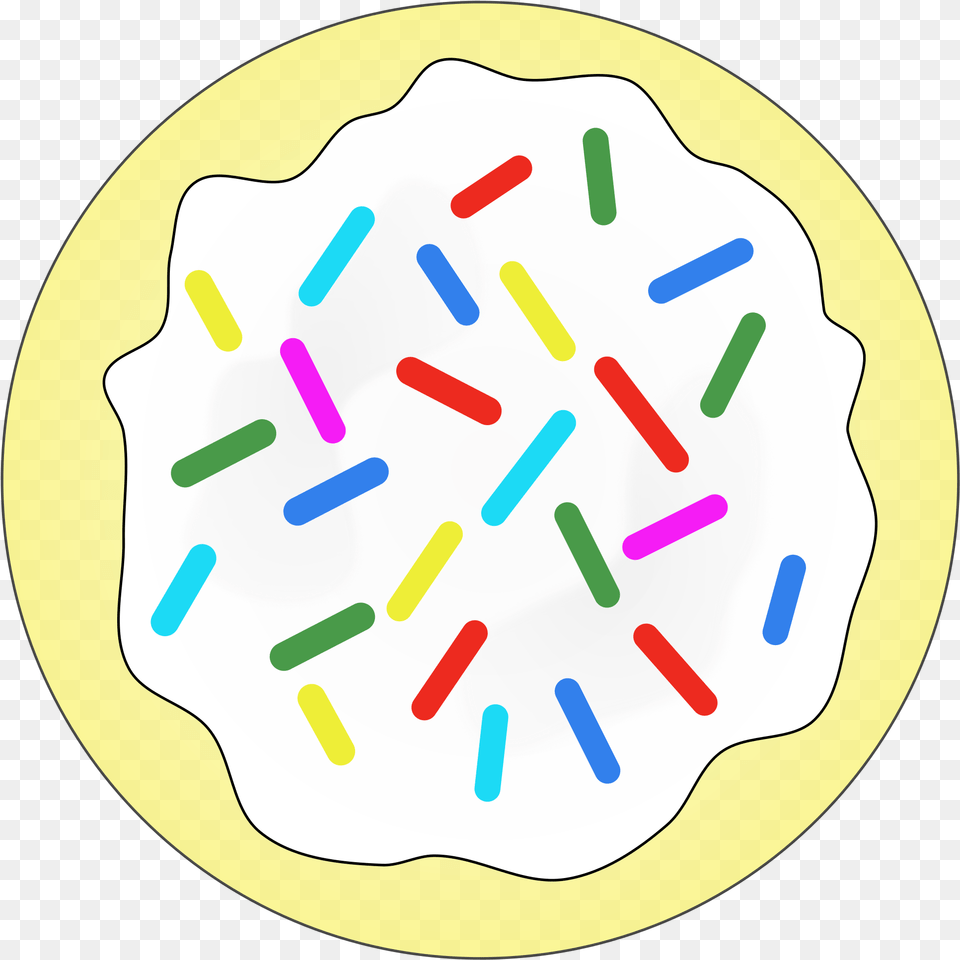 Rainbow Sprinkles Sugar Cookie Clip Arts Clip Art Sugar Cookies Free Transparent Png