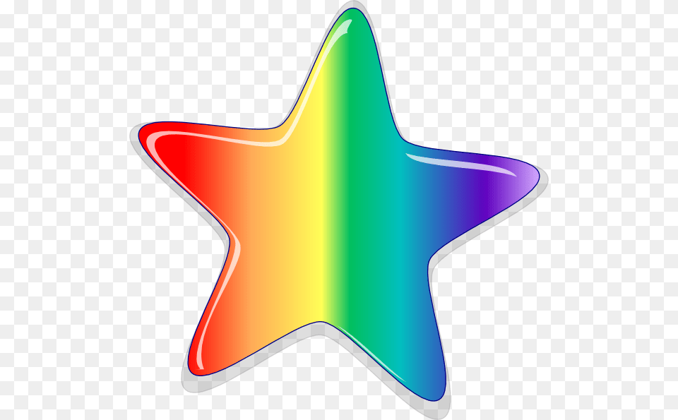 Rainbow Star Cluster Clip Art, Star Symbol, Symbol, Light Png Image