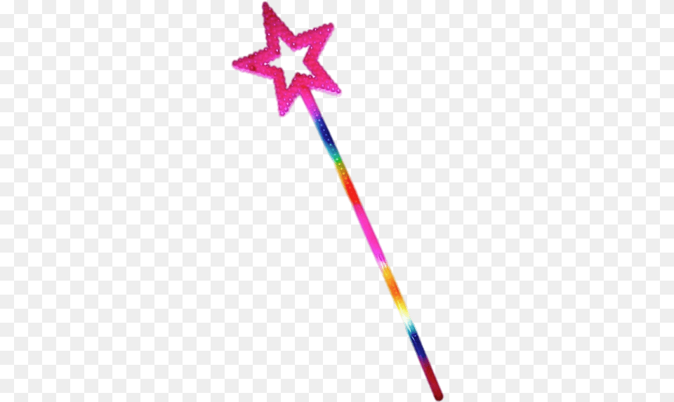 Rainbow Star Magic Wand Fairy Wand Background Free Transparent Png