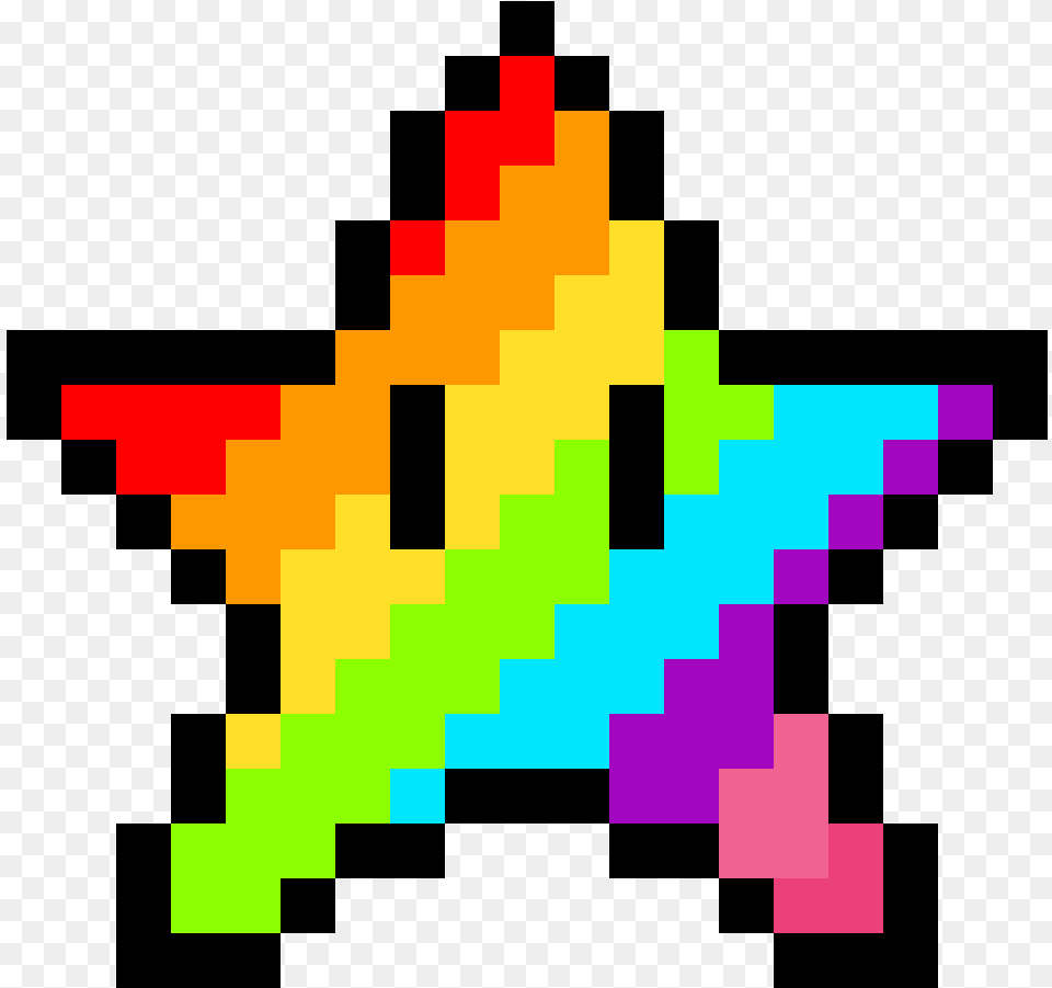 Rainbow Star Pixel Art, First Aid, Lighting Png