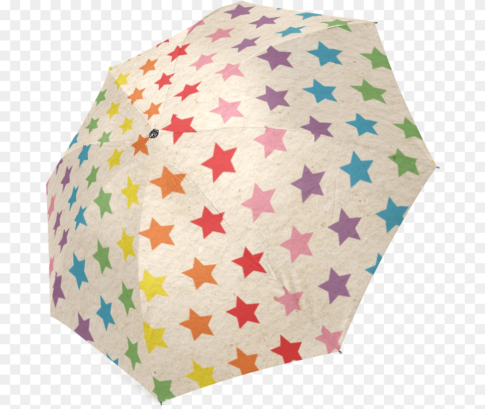 Rainbow Stars Foldable Umbrella, Canopy, Accessories, Bag, Handbag Png