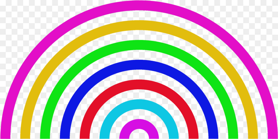 Rainbow Stock Photo Circle, Spiral, Light, Person Free Png Download