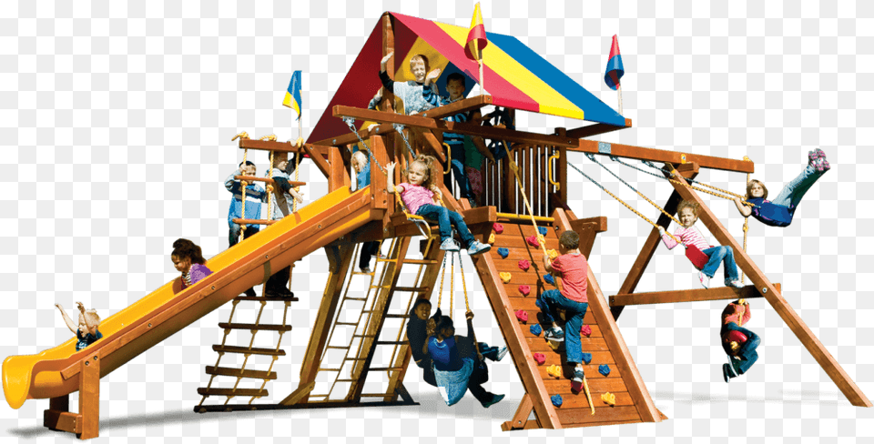 Rainbow Super Turbo Castle Pkg Ii A1 Cut Playground, Play Area, Person, Child, Female Png