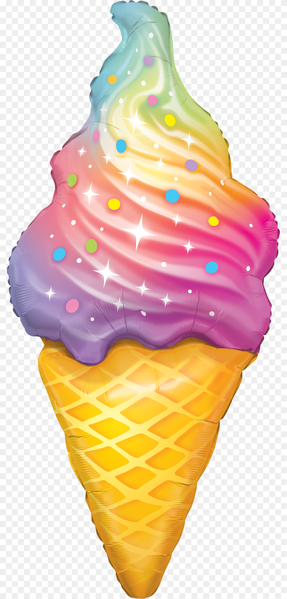 Rainbow Swirl Ice Cream, Dessert, Food, Ice Cream, Soft Serve Ice Cream Free Png