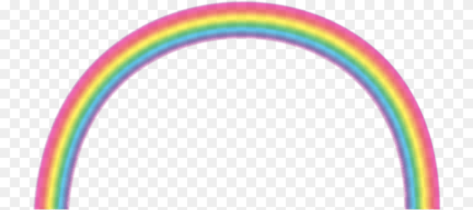 Rainbow Transparent Background, Hoop, Light, Disk, Nature Png Image