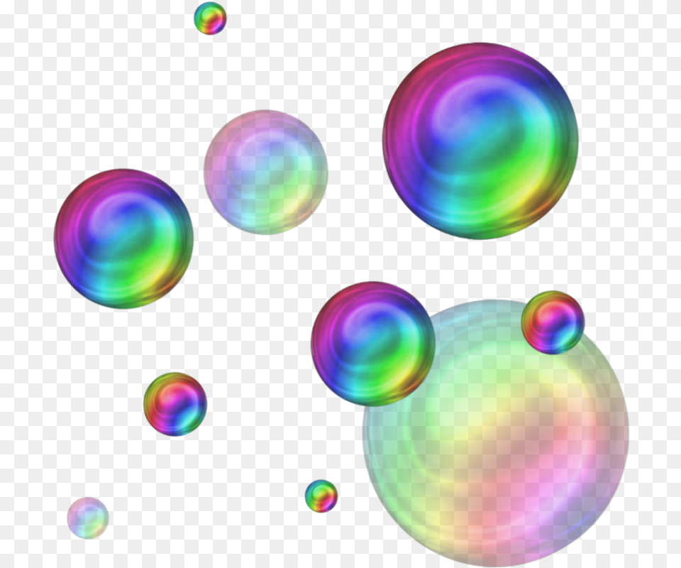 Rainbow Bubbles Circle, Pattern, Accessories, Bubble, Disk Free Transparent Png