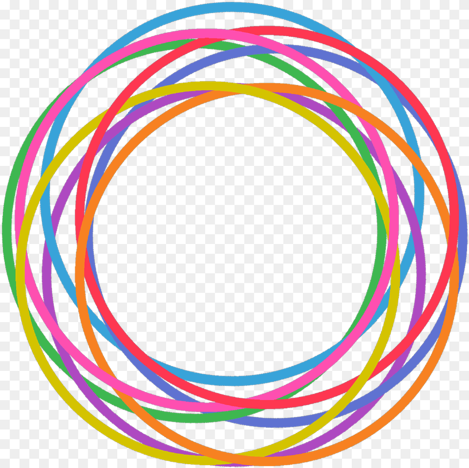 Rainbow Transparent Circular Autism Circle, Hoop Free Png Download