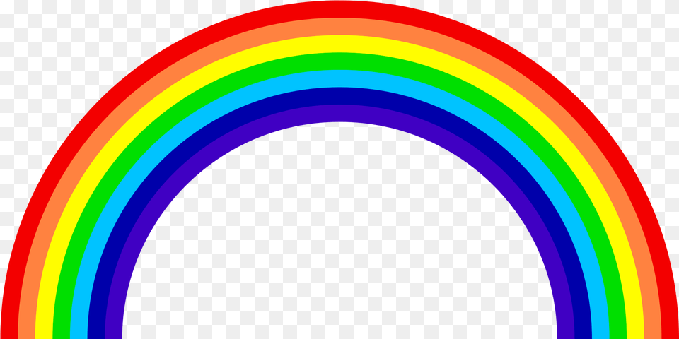 Rainbow Transparent Rainbow Colors, Light, Hoop Free Png