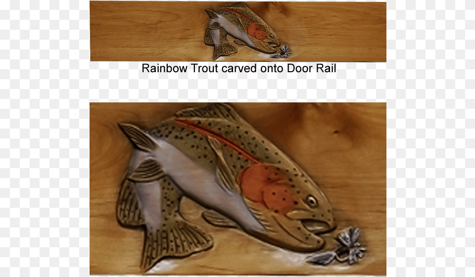 Rainbow Trout Brown Trout, Animal, Fish, Sea Life, Wood Png