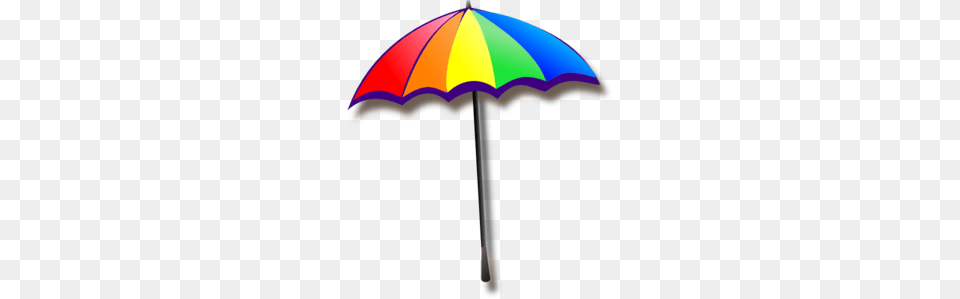 Rainbow Umbrella Clip Art, Canopy, Architecture, Building, House Free Png