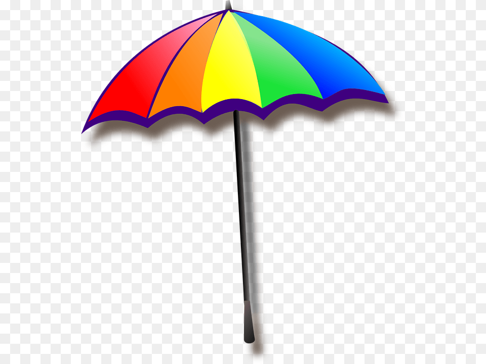 Rainbow Umbrella Clipart, Canopy, Architecture, Building, House Png