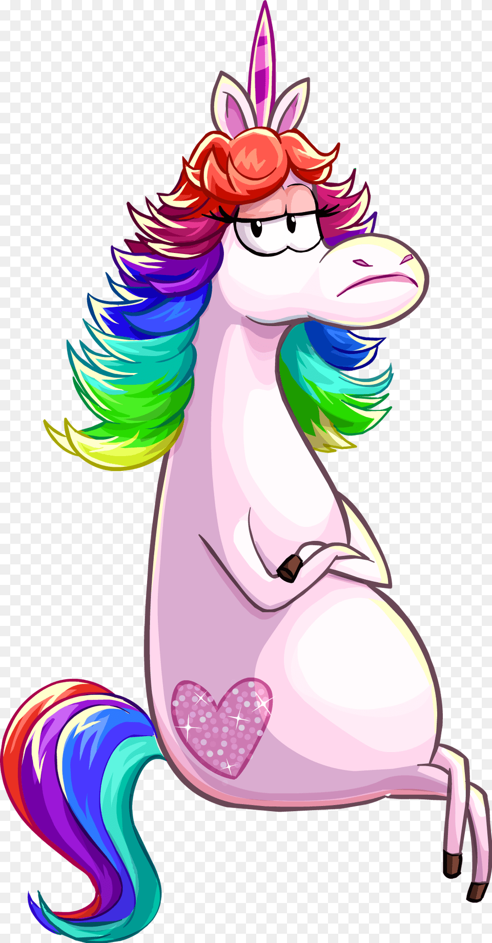 Rainbow Unicorn Club Penguin Wiki Fandom Powered, Art, Graphics, Cartoon, Book Png Image