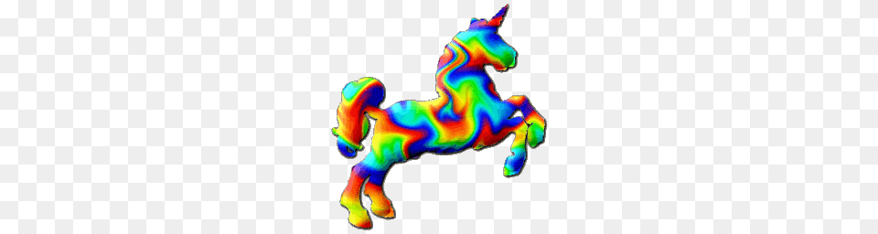 Rainbow Unicorn Icon, Animal, Horse, Mammal Free Png