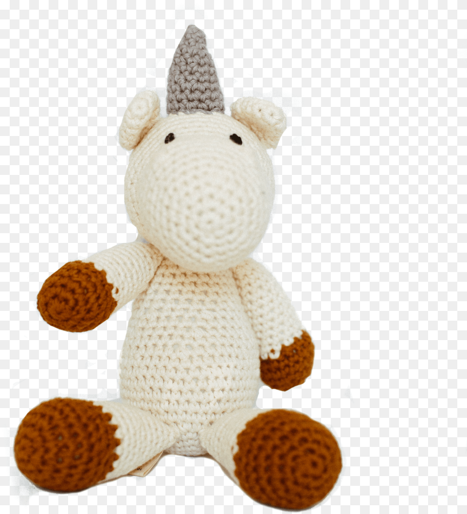 Rainbow Unicorn Knitted Toy Knitted Toy, Plush, Teddy Bear Free Transparent Png