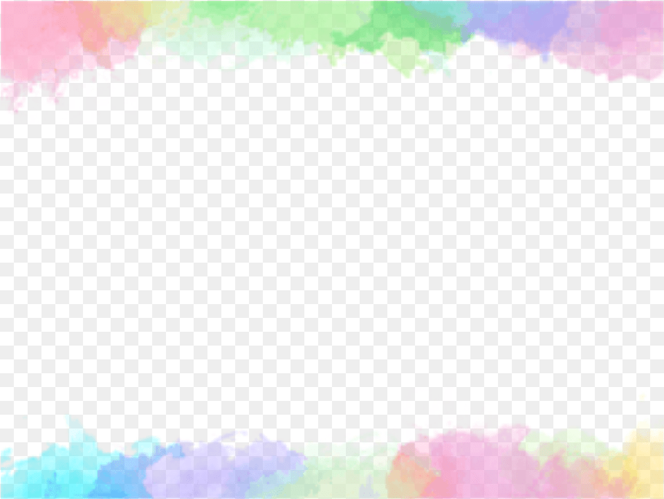 Rainbow Watercolor Mask Frame Cute Colorsplash Painting, Art, Graphics, Purple Png Image