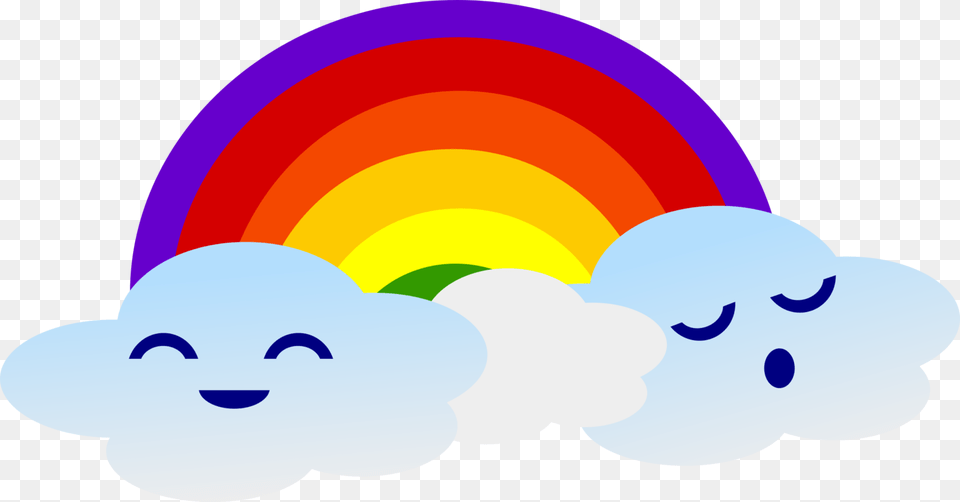 Rainbow Weather Cloud Color, Nature, Outdoors, Sky, Baby Free Transparent Png