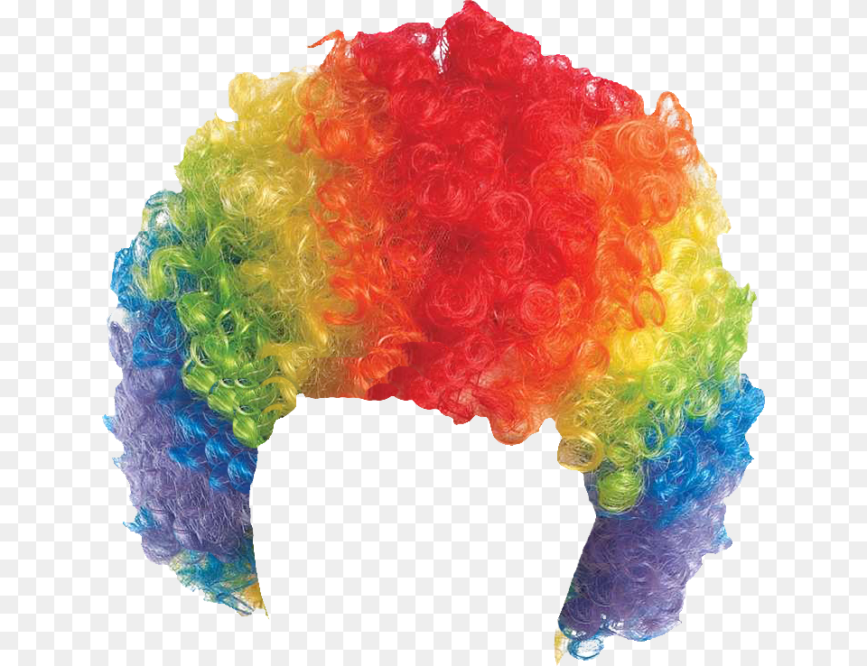 Rainbow Wig Transparent Background Antonio Brown Helmet Meme, Hair, Person Png Image