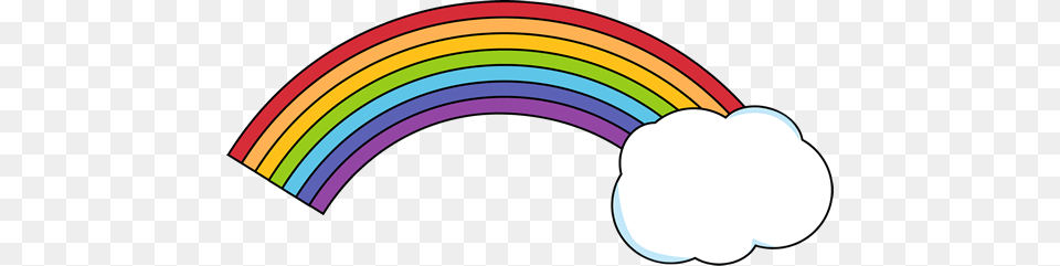 Rainbow With A Cloud Clip Art Weather Rainbows, Light, Logo Free Png