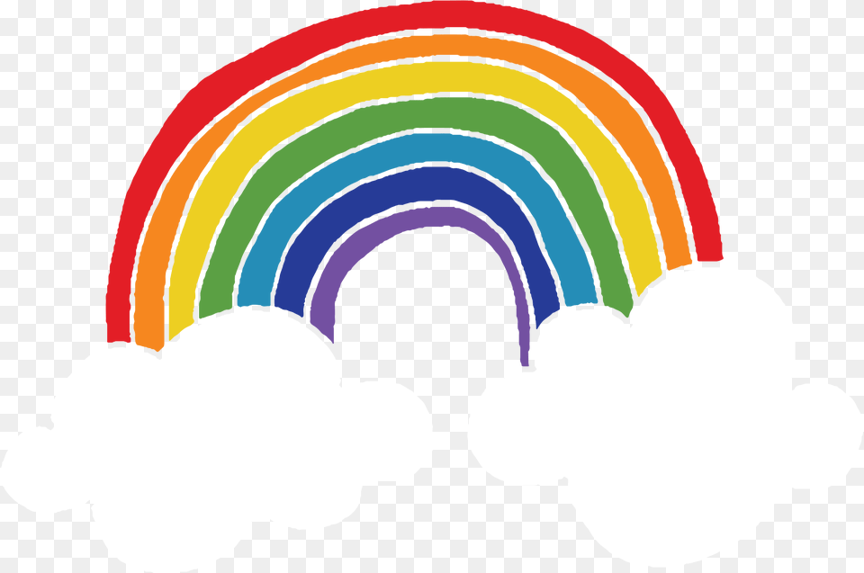 Rainbow With Background Fan Ballet Girls, Baby, Person, Light, Nature Free Transparent Png
