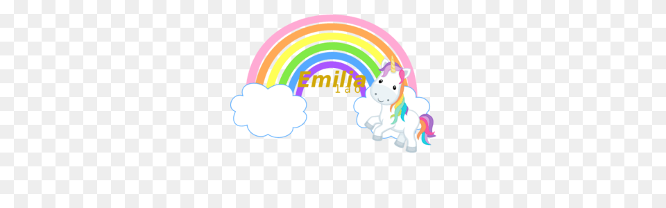 Rainbow With Clouds Clip Art, Outdoors, Nature Png