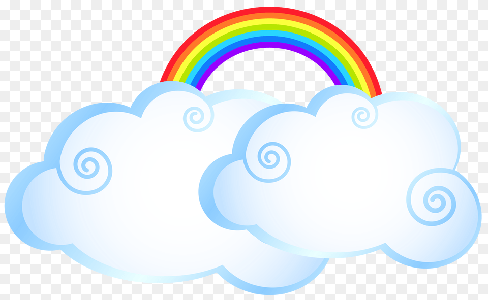 Rainbow With Clouds Transparent Clip Art Gallery, Graphics, Nature, Outdoors, Sky Free Png