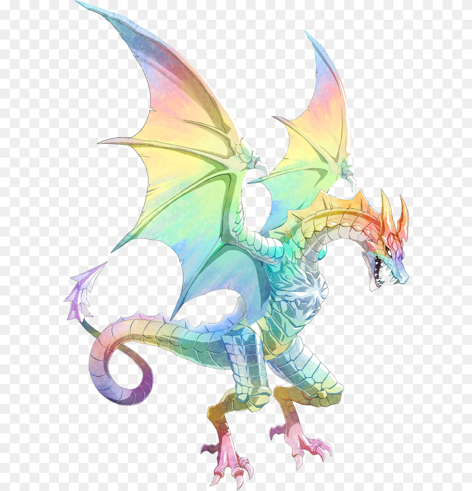 Rainbow Wyvern, Dragon, Person Free Transparent Png