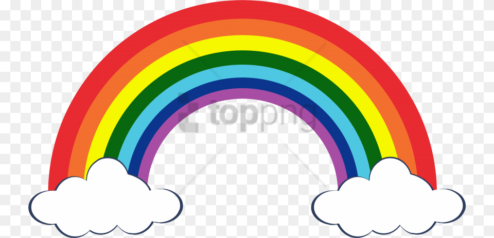 Rainbows And Clouds Image With Transparent Printable Rainbow Pictures, Nature, Outdoors, Sky, Logo Png