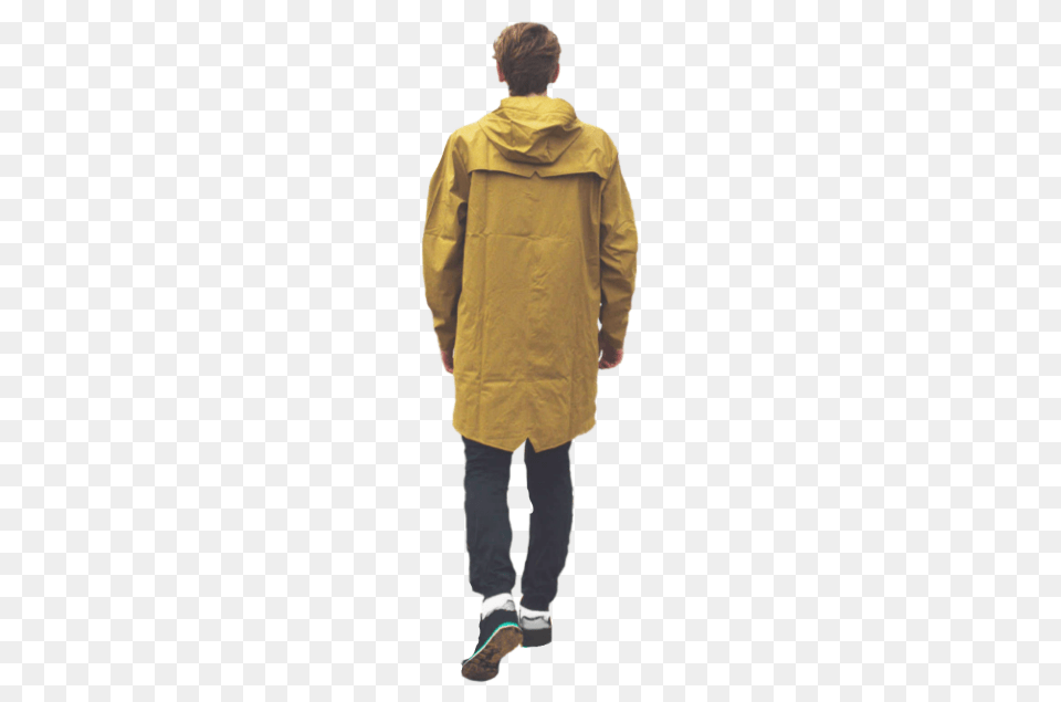Raincoat, Clothing, Coat, Adult, Male Png Image