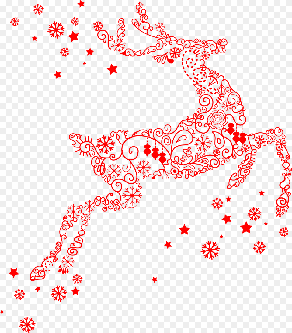 Raindeer 999px 207 Christmas Reindeer Vector, Art, Floral Design, Graphics, Pattern Png