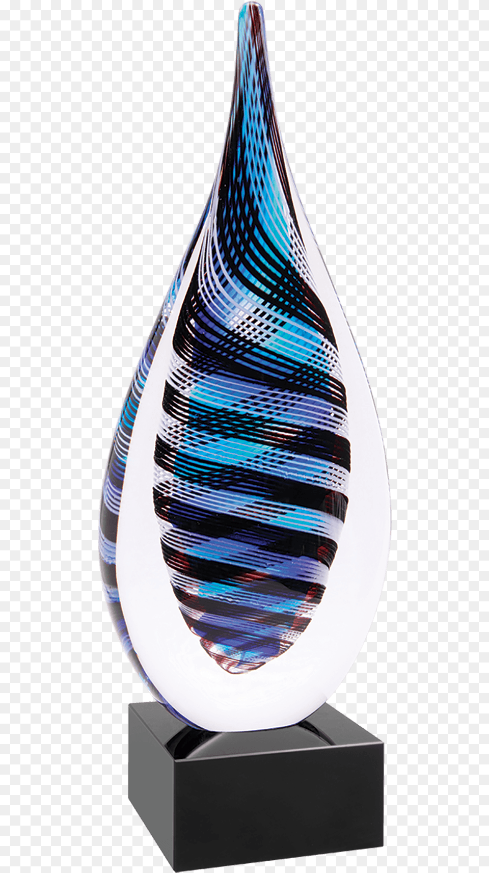 Raindrop Art Glass Vase, Jar, Pottery Free Png Download