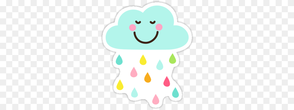 Raindrops Clipart Happy, Cream, Dessert, Food, Icing Png Image