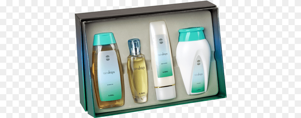 Raindrops Gift Set Ajmal Raindrops Gift Set, Bottle, Cosmetics, Perfume, Electronics Png