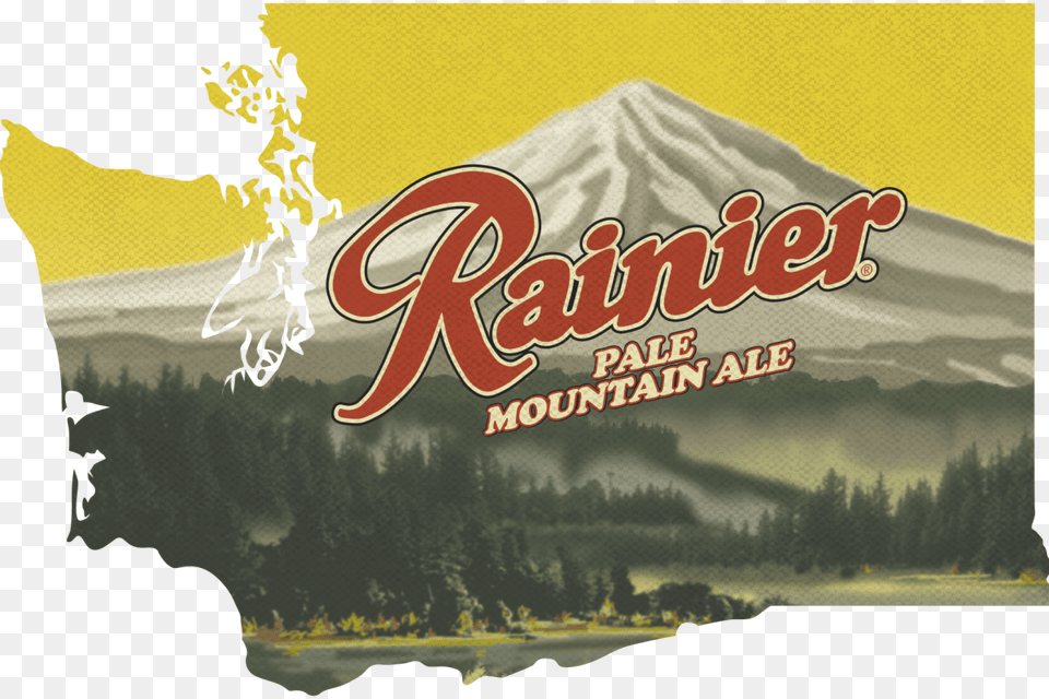 Rainier Pale Mountain Ale, Advertisement, Poster, Outdoors, Nature Png Image