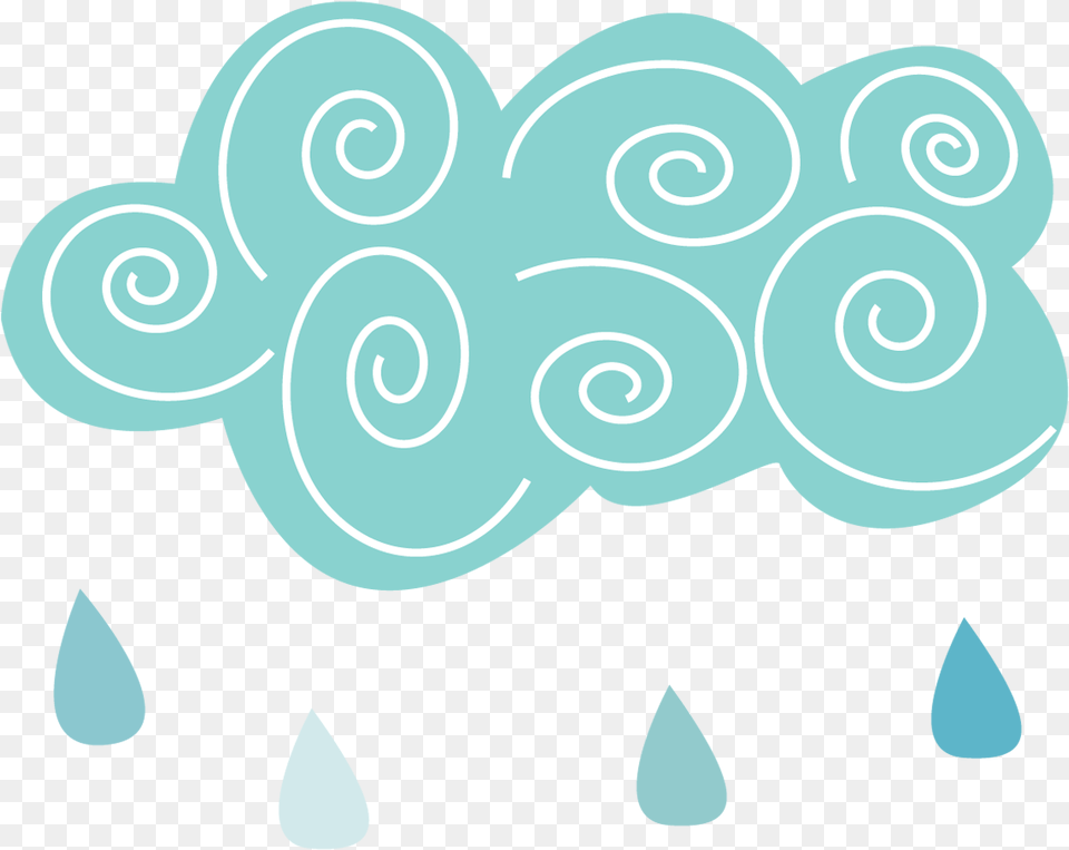 Raining Clouds Clipart Cute Rain Cloud, Art, Graphics, Floral Design, Pattern Png Image