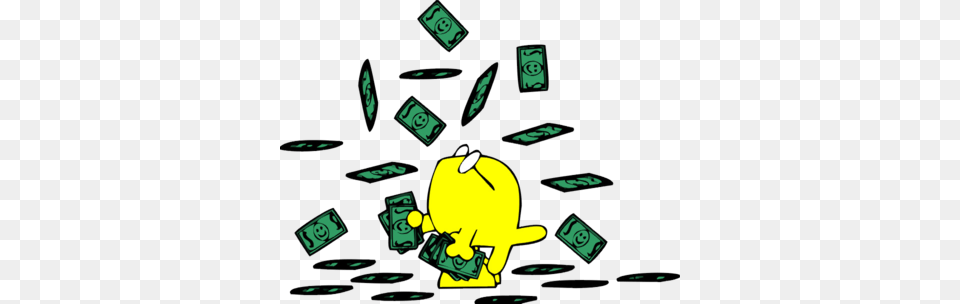 Raining Money Money Rain Clipart, Cartoon Png
