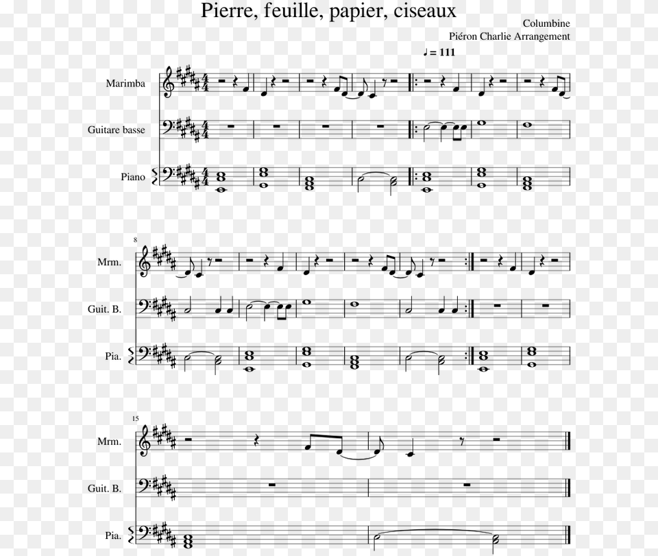 Rains Of Castamere Sheet Music Alto Sax, Gray Free Transparent Png