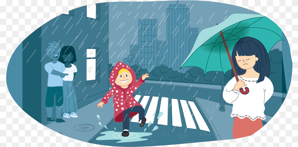 Rains Some Are Happy Some, Clothing, Coat, Baby, Person Free Png