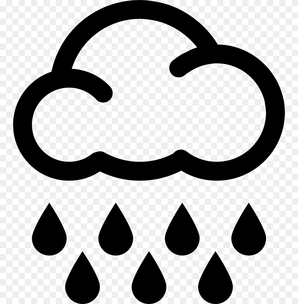 Rainstorm Svg Icon Extreme Rainfall Symbol, Stencil, Ammunition, Grenade, Weapon Free Transparent Png