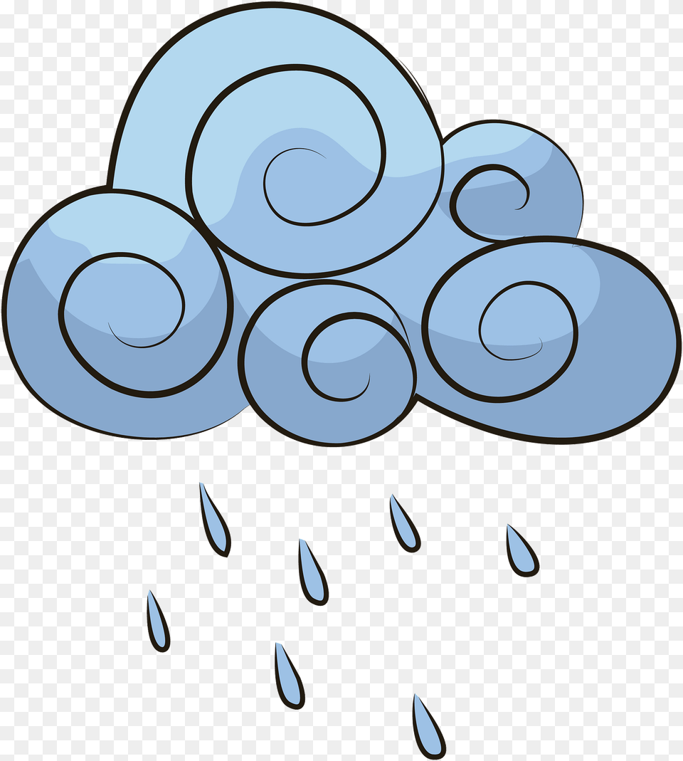 Rainy Cloud Clipart Regenwolke Clipart, Art, Graphics Free Transparent Png